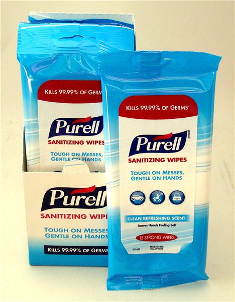 Purell wipes personal pak 15 ct (073852041644)